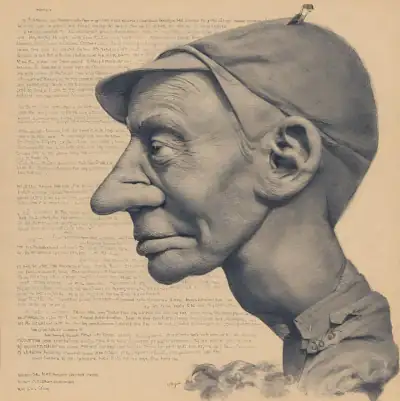 Letter sent to a man - AI illustration